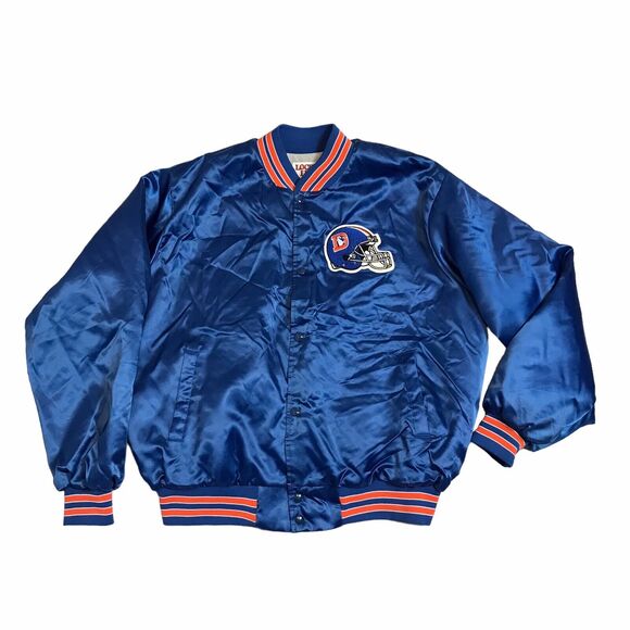 Vintage 1991 Locker Line XXL Denver Broncos Starter Style Spellout Jacket - Picture 5 of 16